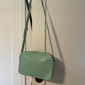 Mint Portland Leather Goods crossbody Toaster Bag/ Camera Purse Bag